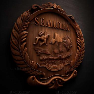 3D модель Сальвадор Республика Сальвадор (STL)